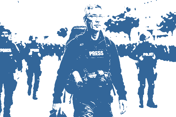 Mediafactore reporter at event