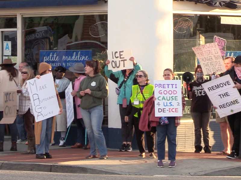 ICE Out for Good Protest in Oceanside, CA